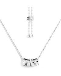 Apm Monaco - Love Crystal-Embellished Necklace - Lyst