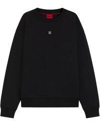 HUGO - Logo-Patch Sweatshirt - Lyst