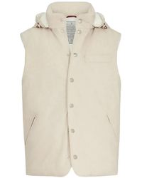 Brunello Cucinelli - Wool Padded Vest - Lyst