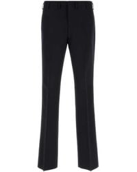 Prada - Straight-Leg Wool Trousers - Lyst