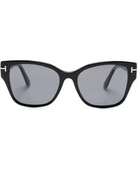 Tom Ford - Elsa Wayfarer-Frame Sunglasses - Lyst