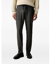 Joop! - Micro-Patterned Drawstring Tailored Trousers - Lyst