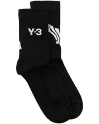 Y-3 - X Adidas ロゴ インターシャ 靴下 - Lyst