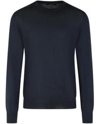 Gran Sasso - Crew-Neck Ribbed-Trim Sweater - Lyst