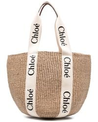 Chloé - Handtasche mit Logo - Lyst