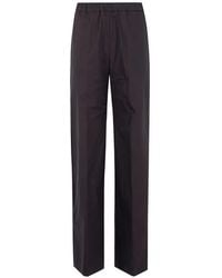 Liviana Conti - Julian Elasticated-Waistband Wide-Leg Trousers - Lyst
