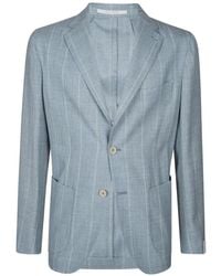 Eleventy - Single-Breasted Pinstripe Blazer - Lyst