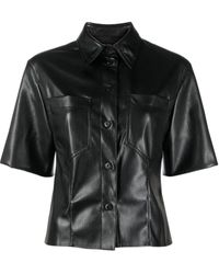 Nanushka - Faux-leather Shirt - Lyst