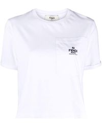 Fendi - T-shirt roma - Lyst