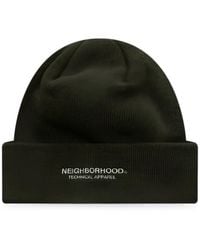 Neighborhood - Logo-Embroidered Beanie Hat - Lyst