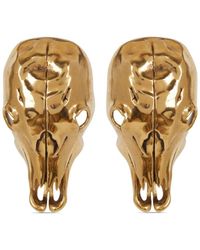 Balmain - Buffalo-skull Earrings - Lyst