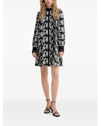 Bruuns Bazaar - Embroidered Lace-Trimmed Mini Dress - Lyst