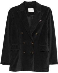 Circolo 1901 - Double-Breasted Corduroy Jacket - Lyst