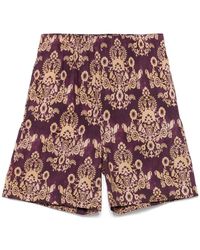 Amaranto - Bermudas De Algodón - Lyst
