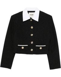 Maje - Chaqueta Corta Con Botones - Lyst
