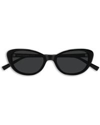 Saint Laurent - Lunettes De Soleil À Monture Papillon - Lyst