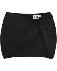 Area - Wrapped Mini Skirt - Lyst