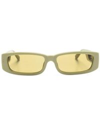 Linda Farrow - Talita Rectangular-frame Sunglasses - Lyst