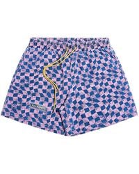DIET STARTS MONDAY - Warped Checkered Shorts - Lyst
