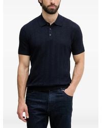 Benetton - Polo Texture - Lyst
