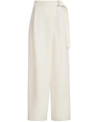 Brunello Cucinelli - Pantalones Con Cinturón - Lyst