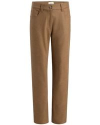 KHAITE - Straight-Leg Wool-Blend Trousers - Lyst