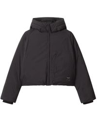 Maison Kitsuné - Cropped Hooded Padded Jacket - Lyst