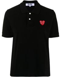 COMME DES GARÇONS PLAY - Logo-patch Polo Shirt - Lyst