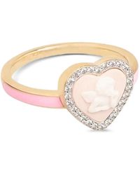Cameo & Beyond - Sparkling Cherub Ring - Lyst