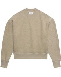 Ami Paris - Crew-Neck Fleece Sweatshirt - Lyst