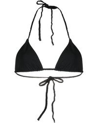 Totême - Triangle-cup Halterneck Bikini Top - Lyst