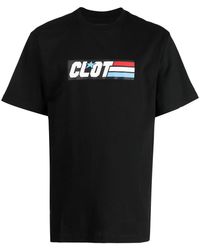 Clot - Logo-Print Cotton T-Shirt - Lyst