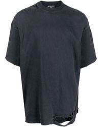 Balenciaga - 3b Sports Icon Repaired T-shirt - Lyst