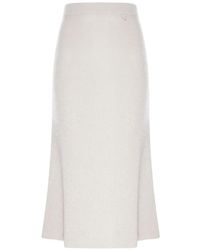 Herno - Ribbed-Knit Sequin-Embellished Skirt - Lyst