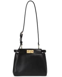 Fendi - Petit Sac Porté Épaule My Peekaboo En Cuir - Lyst