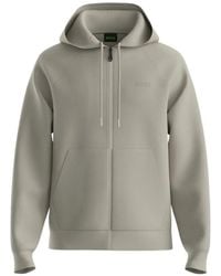 BOSS - Hoodie À Fermeture Zippée - Lyst