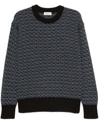 Piacenza Cashmere - Patterned Crew-Neck Sweater - Lyst
