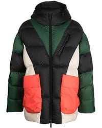 DSquared² - Colour-Block Panelled Padded Jacket - Lyst