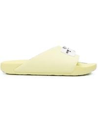 Givenchy - Logo-Patch Slide Sandals - Lyst