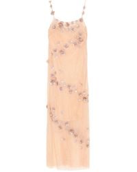 Blumarine - Kleid Mit Pailletten - Lyst
