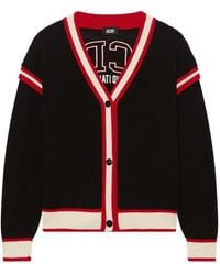 Gcds - Logo-Embroidered Cardigan - Lyst