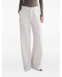 Citizens of Humanity - Pleat-Detail Palazzo Pants - Lyst