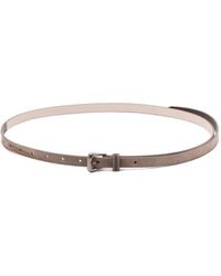 Brunello Cucinelli - Calfskin Leather Belt - Lyst