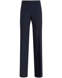 Etro - High-waisted Pleated Tailored Trousers - Lyst