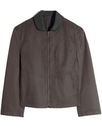 Lemaire - Leather Collar Blouson - Lyst