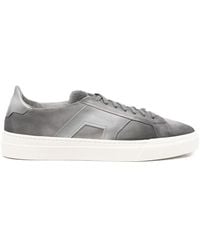 Santoni - Panelled Sneakers - Lyst