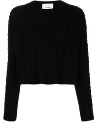Nude - Round-neck Cable-knit Jumper - Lyst