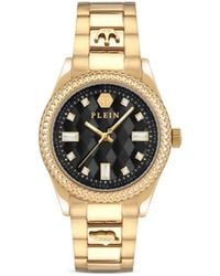 Philipp Plein - Geometric Dial Gold-Tone Stainless Steel Watch - Lyst