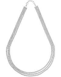 Desmo - Collier Multi-Rangs Crystal - Lyst