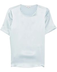 Antonelli - Creta Bluse mit rundem Ausschnitt - Lyst